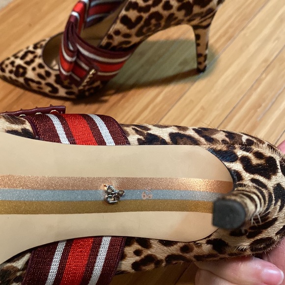 Stunning Sam Edelman Cow Hair Leopard Print Limited Addition Couture Pump - Picture 3 of 8